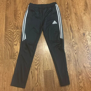Adidas Kids Basic Black and White Track Pants